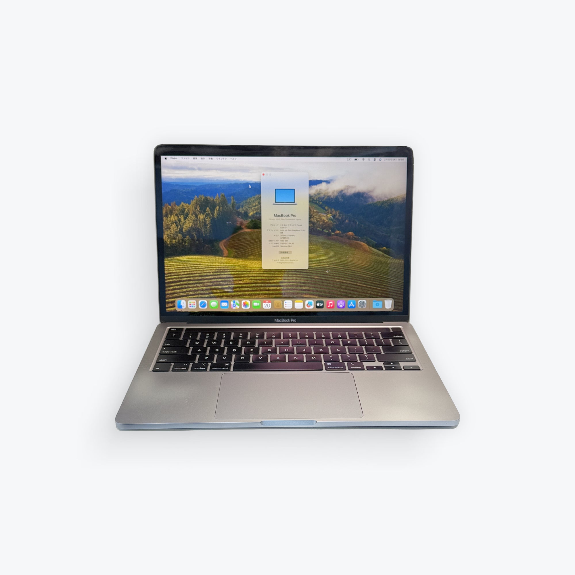 MacBook Pro 2020 13inc core i7-メモリ32GB SSD512GB